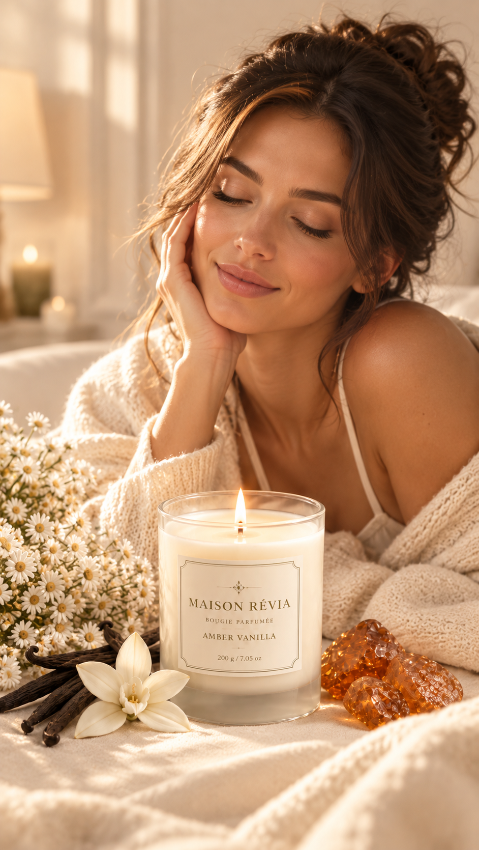 Bougie parfumée Maison Révia 200 g