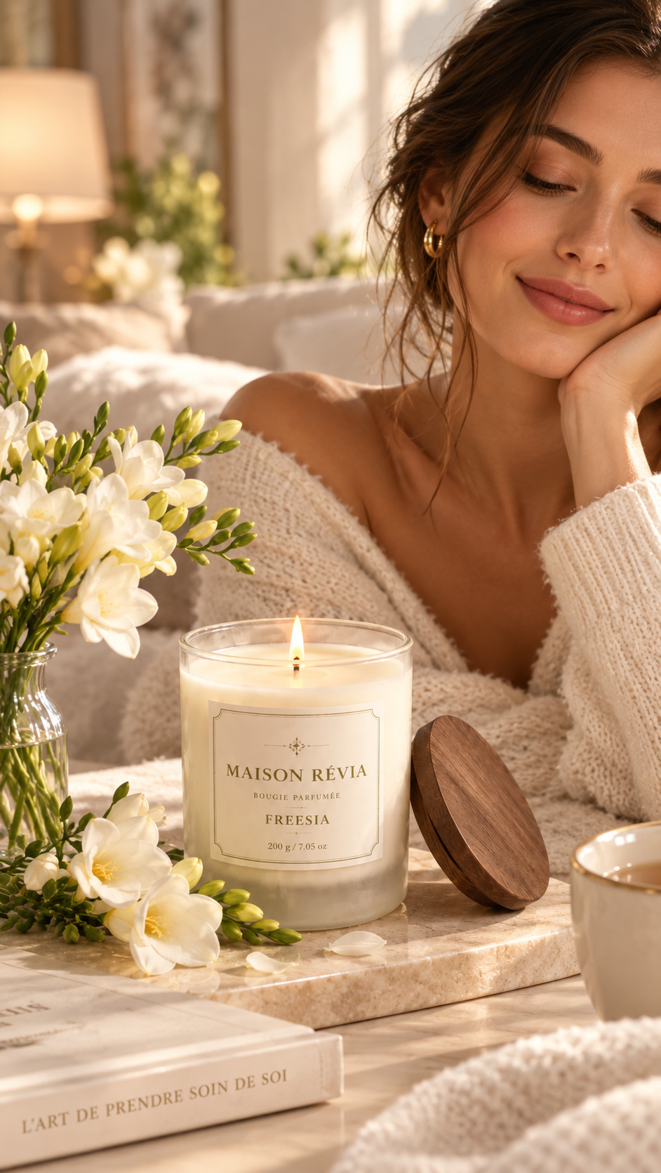 Bougie parfumée Maison Révia 200 g