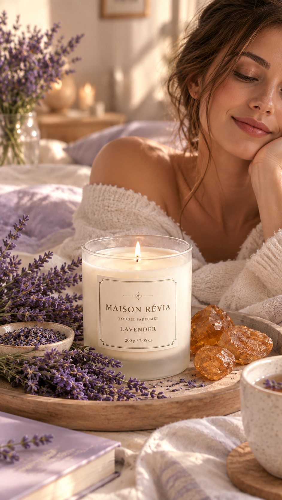 Bougie parfumée Maison Révia 200 g