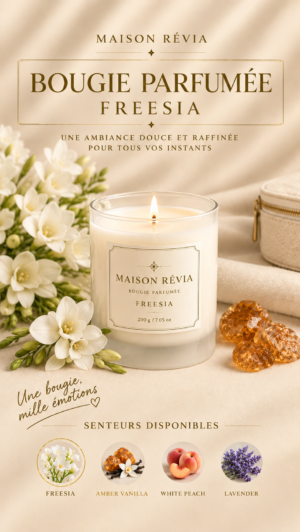 Bougie parfumée Maison Révia 200 g